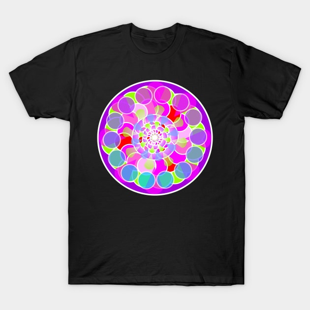 Multi color wheel T-Shirt by robelf